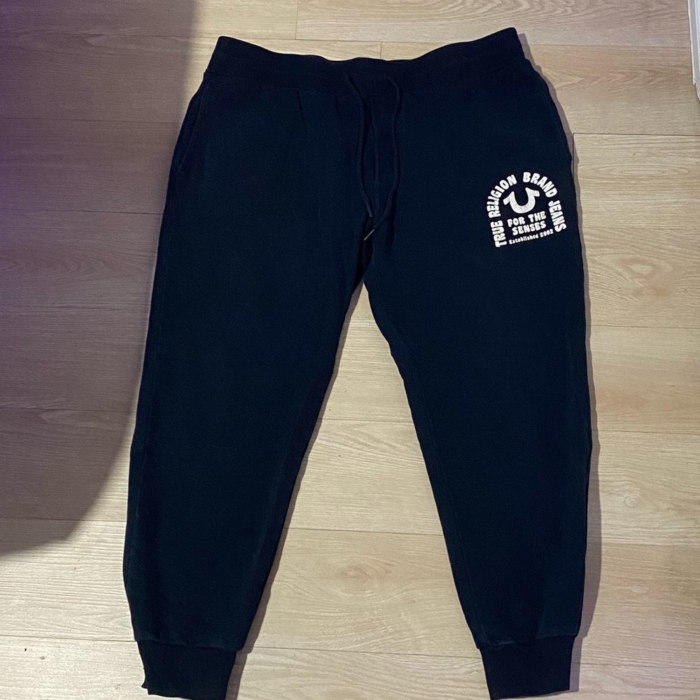 True Religion Black Relaxed Men Jeans